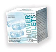 Load image into Gallery viewer, AromaHouse Shower Tablets & Shower Bomb with 3 Effervescent Tablets, Soothing Non-Medicated(1 pack)