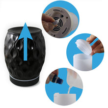 Load image into Gallery viewer, AromaHouse Aromavase Ultrasonic Ceramic Essential Oil Diffuser for Essential Oils and Fragrances Cool Mist Humidifier with Auto Shut-Off (BLACK)