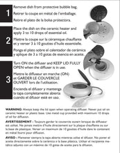 Load image into Gallery viewer, AromaHouse Aromashell Electric Plug in Aromatherapy Diffuser/Warmer for Essential Oils and Fragrance for Home - Office - Travel - Gift (Green)