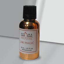 Load image into Gallery viewer, AromaHouse 24K Magic Essential Oil Blend, 100% Pure and Natural Essential Oil for Aromatherapy Diffusers (30 ML)
