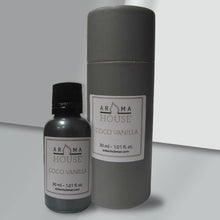 Load image into Gallery viewer, AromaHouse Coco Vanilla Essential Oil Blend, 100% Pure and Natural Essential Oil for Aromatherapy Diffusers (30 ML)
