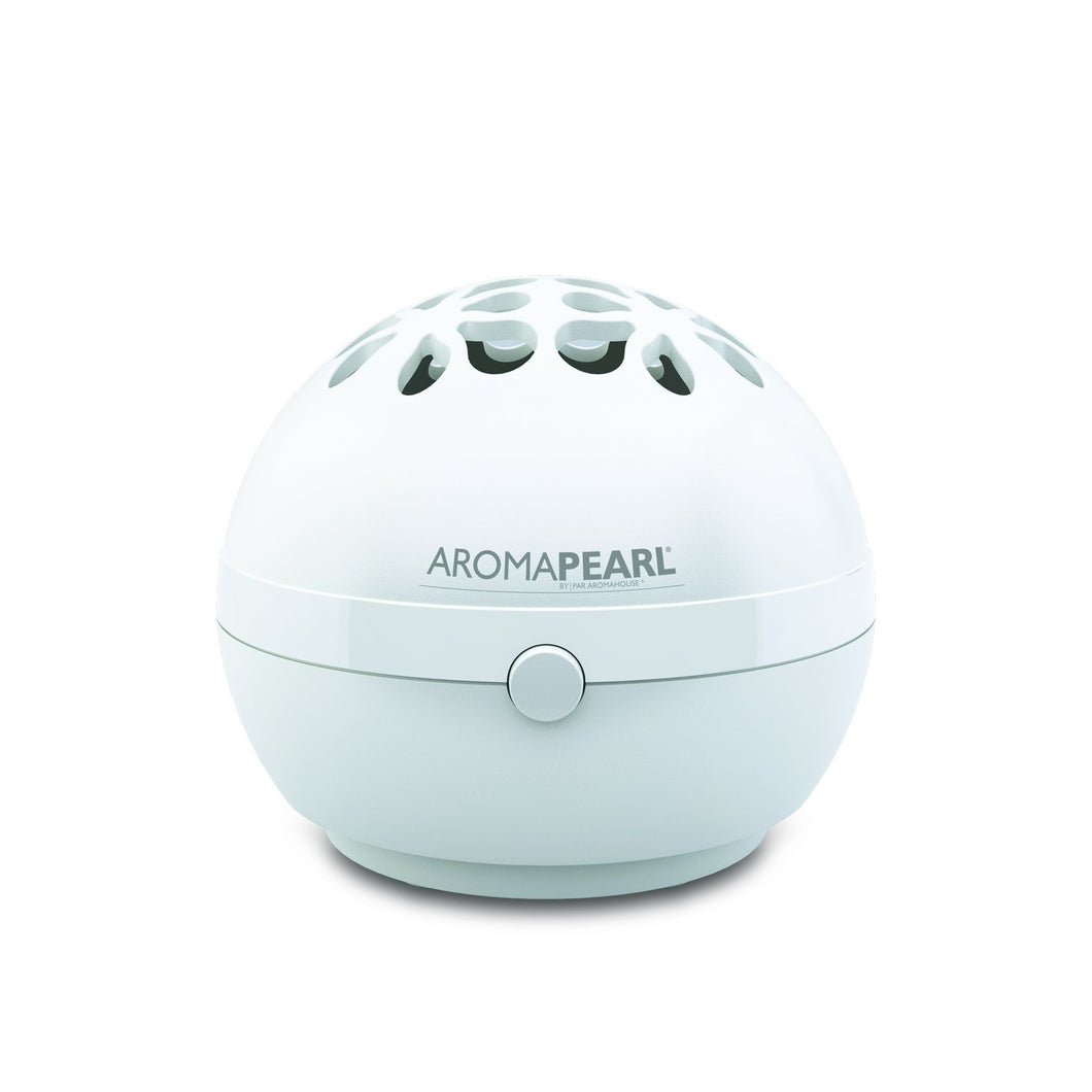 AromaHouse AromaPearl Electric and Battery Operated Personal Aromatherapy Diffuser Great for The Home, Office and for Travel (White)