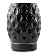 Load image into Gallery viewer, AromaHouse Aromavase Ultrasonic Ceramic Essential Oil Diffuser for Essential Oils and Fragrances Cool Mist Humidifier with Auto Shut-Off (BLACK)
