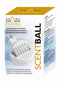 AromaHouse Scentball-Plug in Diffuser with 5 Refill Pads