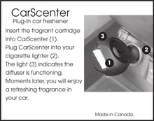 Load image into Gallery viewer, AromaHouse Aromatherapy carscenter Diffuser with 5 Refill Pads
