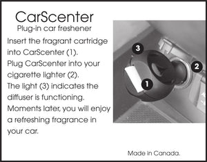AromaHouse Aromatherapy carscenter Diffuser with 5 Refill Pads